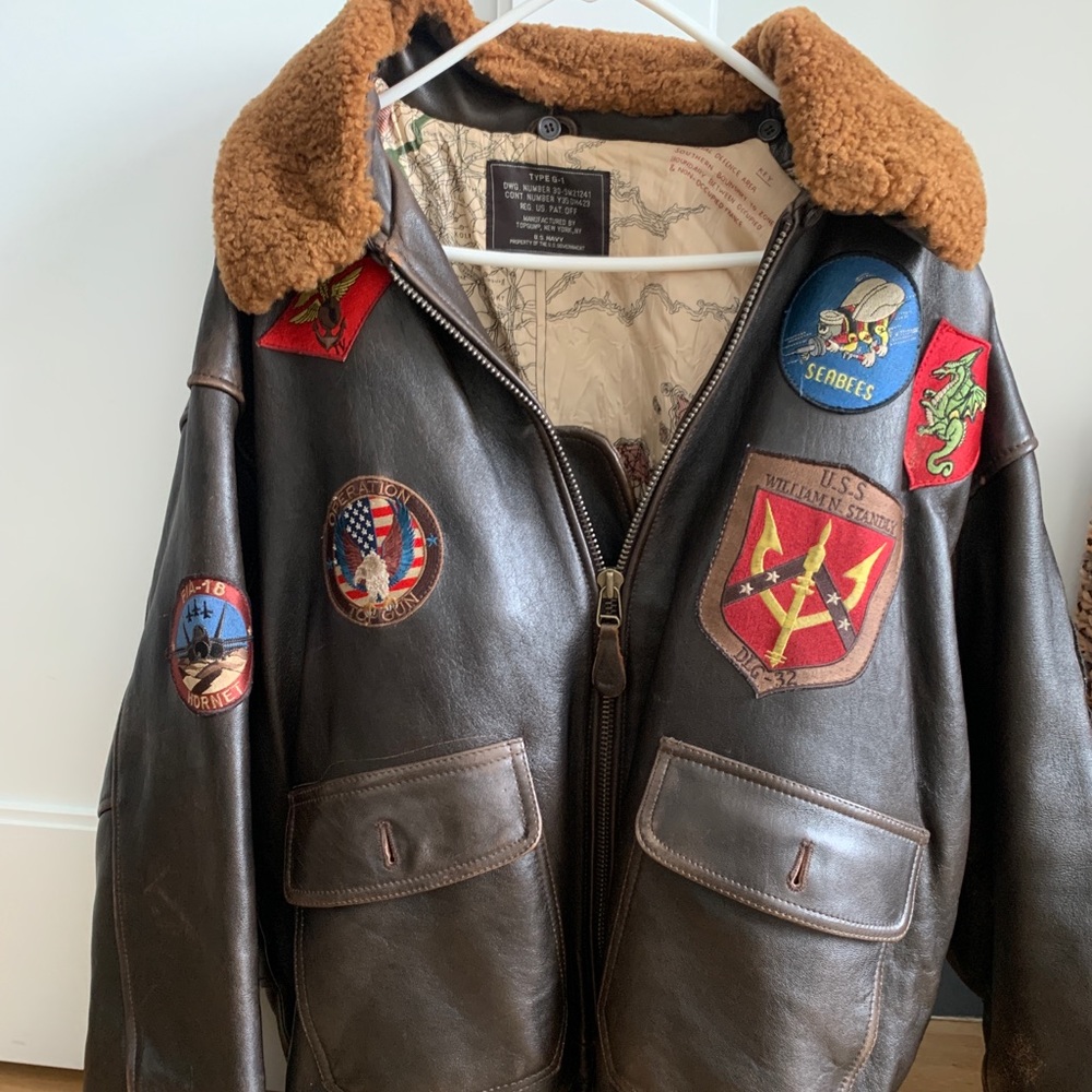 TOPGUN FLIGHT G-1 LEATHER JACKET